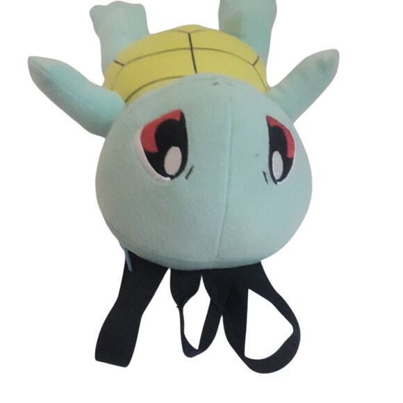 Pokemon Squirtle Plush Backpack 2015 Game Freak Soft & Adorable Kids Bag - Picture 10 of 11